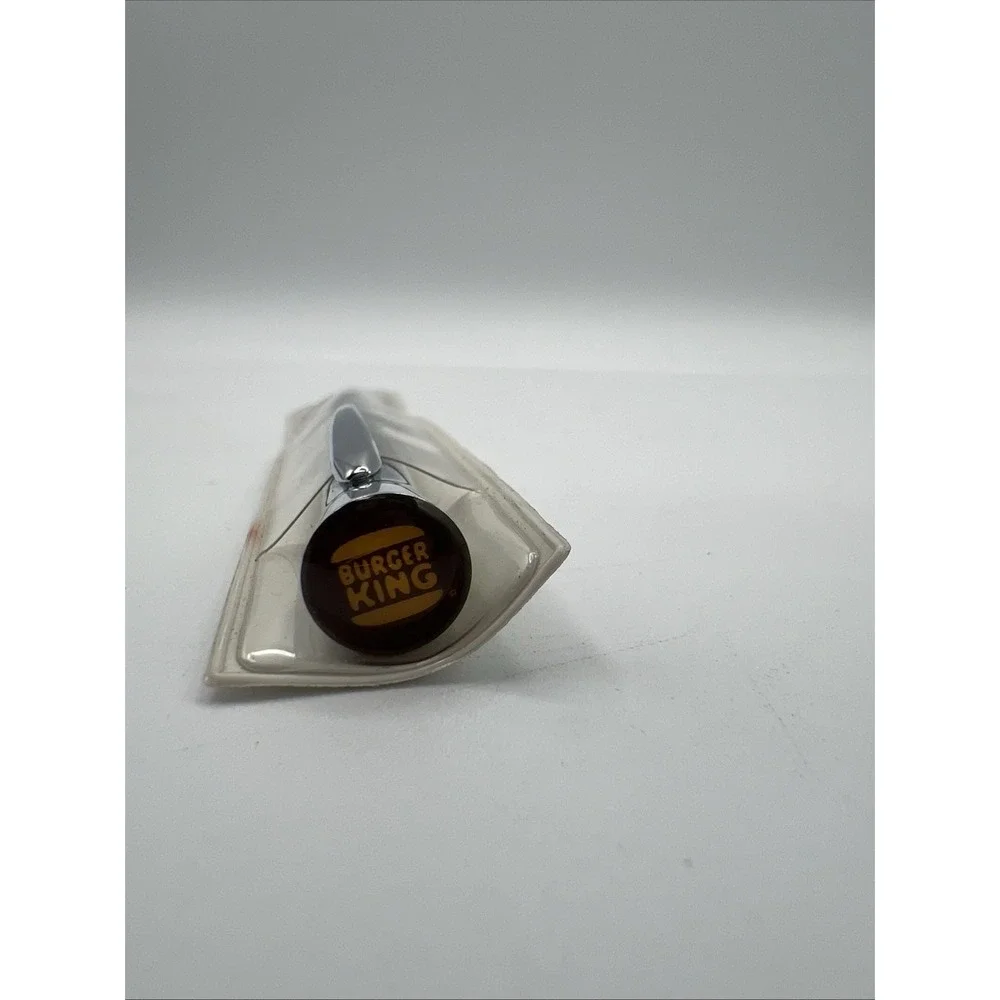 Vintage Garland‎ Bubble Top Pen Burger King Black Silver
